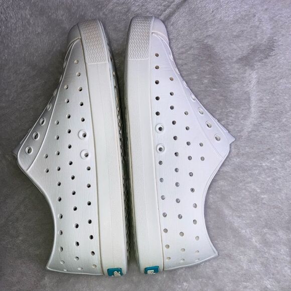 NATIVE J3 White Unisex Slip resistant water shoes - Picture 9 of 13